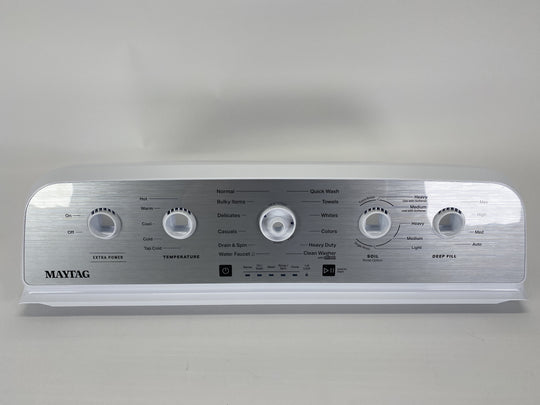 Maytag Washer Backsplashes / Consoles / Control Panels W11576953 (OEM)
