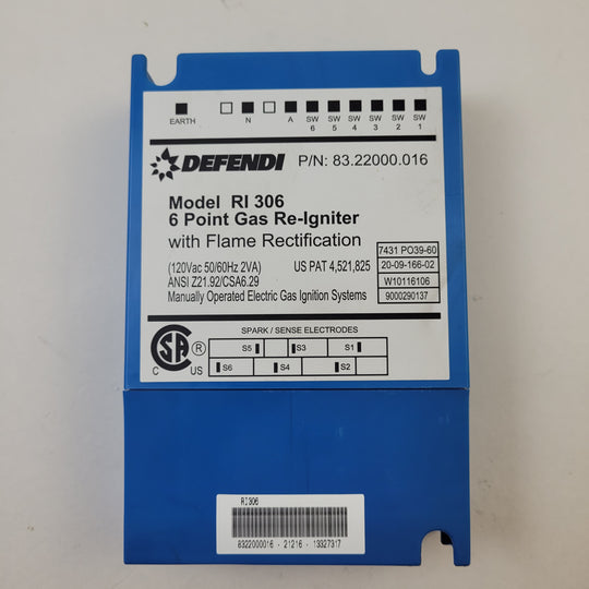 -- N/A Range Ignitors 83.22000.016