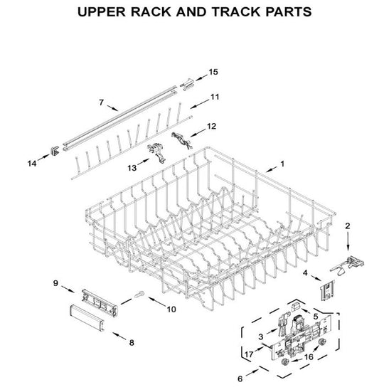 Kitchenaid Dishwasher Racks W10847876 (OEM)